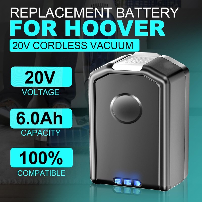 20V 6000mAh Battery Replace for Hoover Compact LithiumLife Battery BH03100PC ... gallery