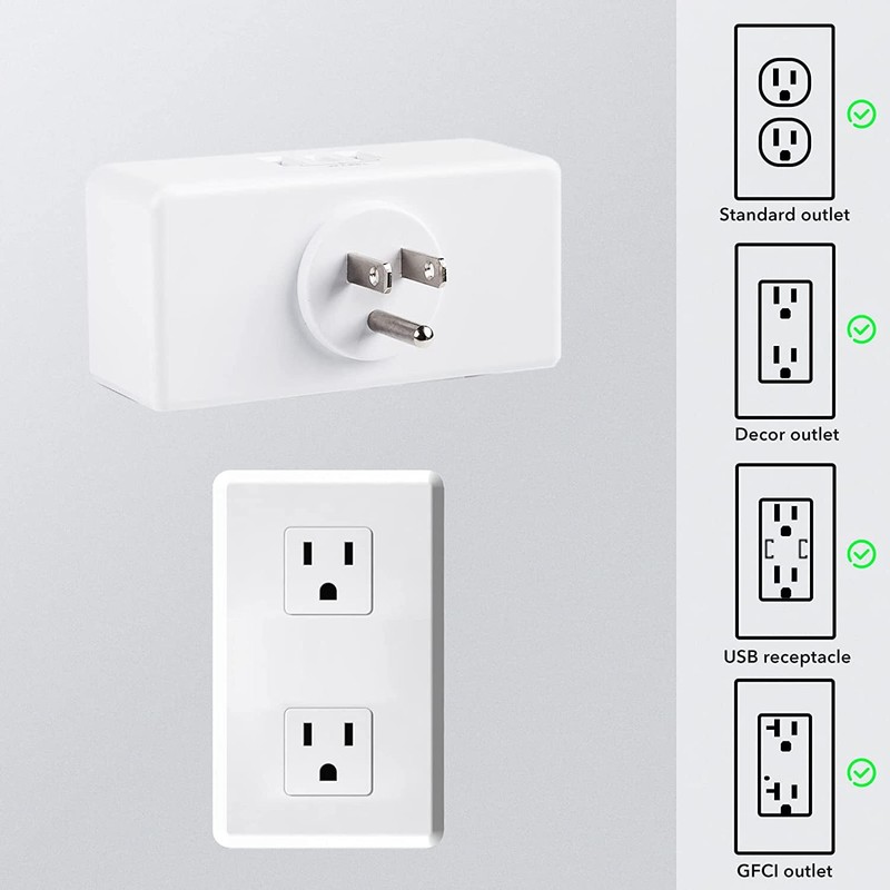 BN-LINK Multi Plug Outlet Extender W/2 USB A+1 USB C,15A 1875W, ETL & FCC Listed gallery