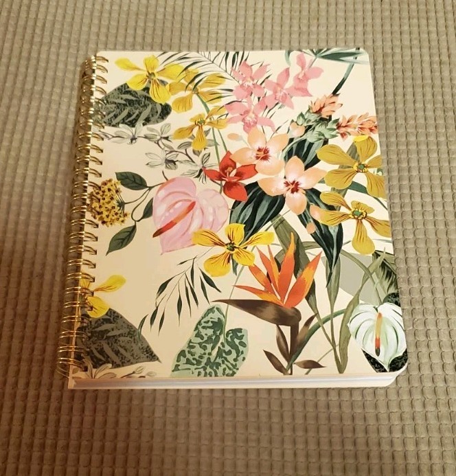 ban.do Floral Rough Draft Mini Spiral Notebook 8.5" x 6.75" with Pocket NEW gallery