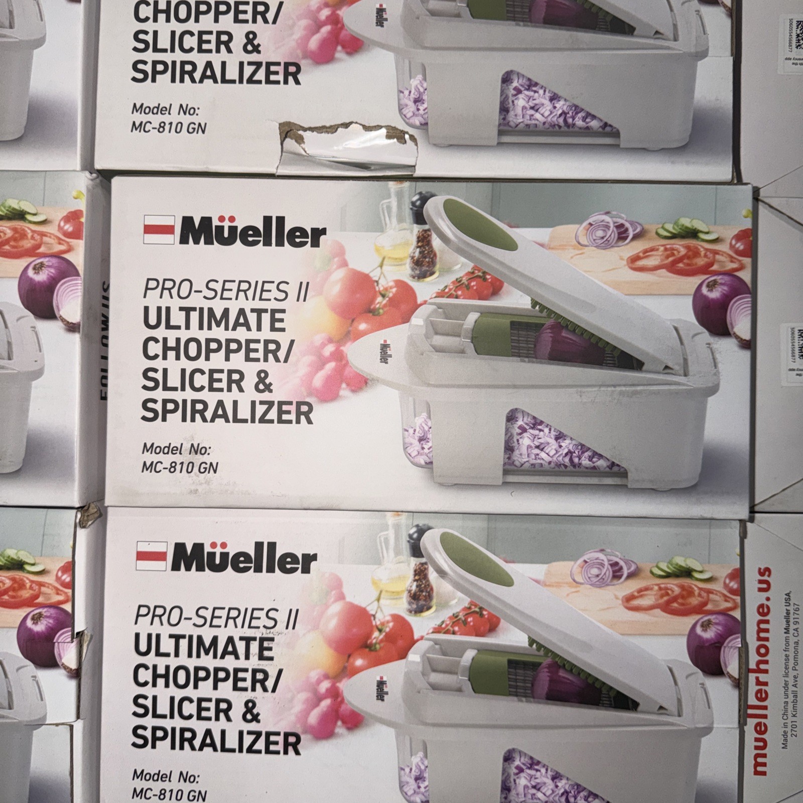 Mueller Pro-Series II Ultimate Chopper Slicer Spiralizer 12-Blade MC-810GG gallery