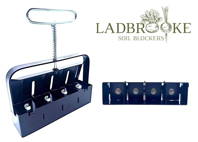 Authentic Soil Block Maker Mini 4 Hand Held - Most Popular Soil Blocking Tool... gallery