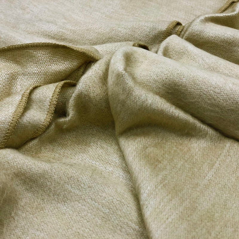 Soft and Warm ALPACA Wool Blanket sofa couch throw plain full queen bed cover gallery