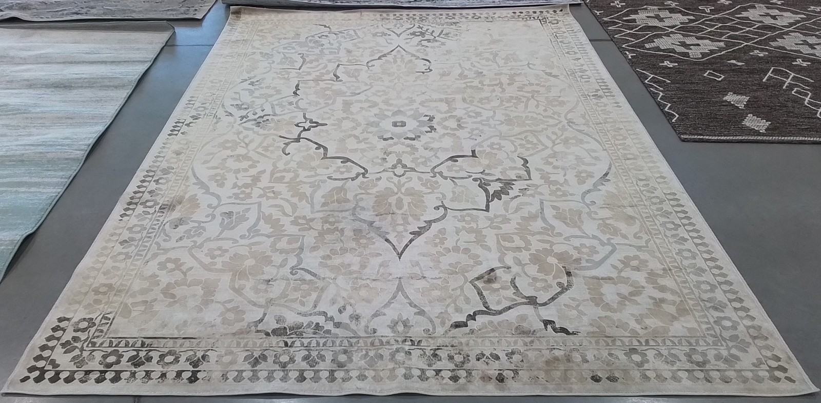 CREME 8'-0" x 10'-0" Stained Rug, Reduced Price 1172785121 VTG175-5440-8 gallery