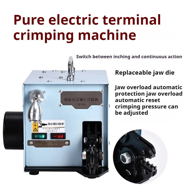 Pure Electric Mute Cold Pressing Terminal Crimping Machine Tube Type Wiring gallery