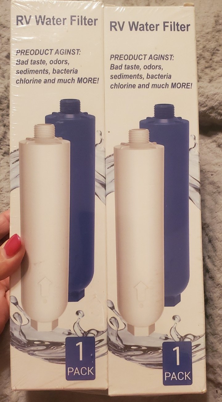 (2) Pureup RV Inline Water Filter,for RV and Marines,Drinking & Washing Filter gallery