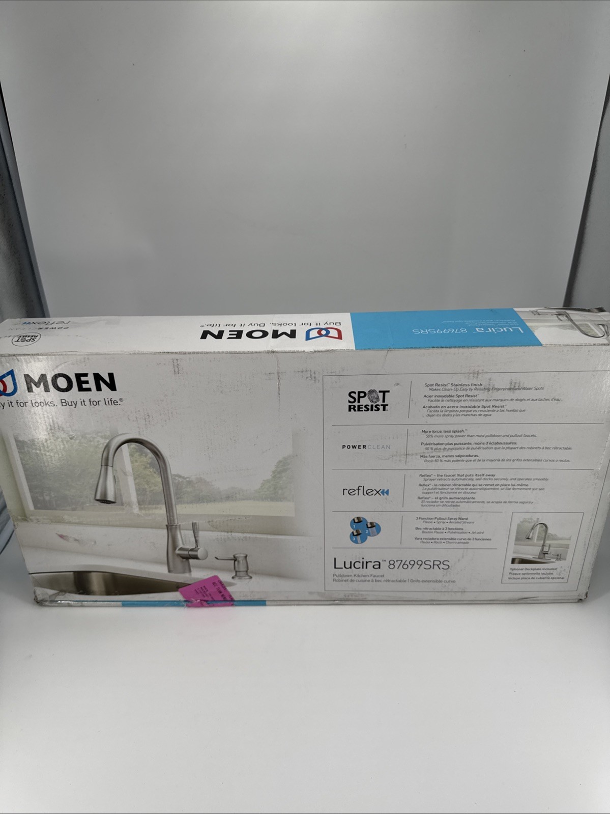 NEW Moen Lucira 87699SRS One-handle High Arc Pulldown Kitchen Faucet gallery