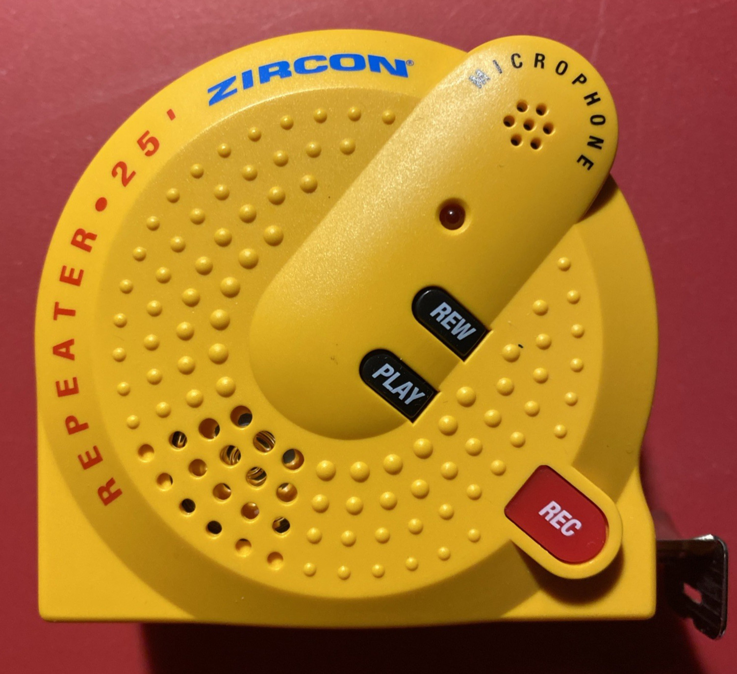 Zircon Repeater 25’ Tape Measure Built-In Voice Recorder Record Measurements A6 gallery