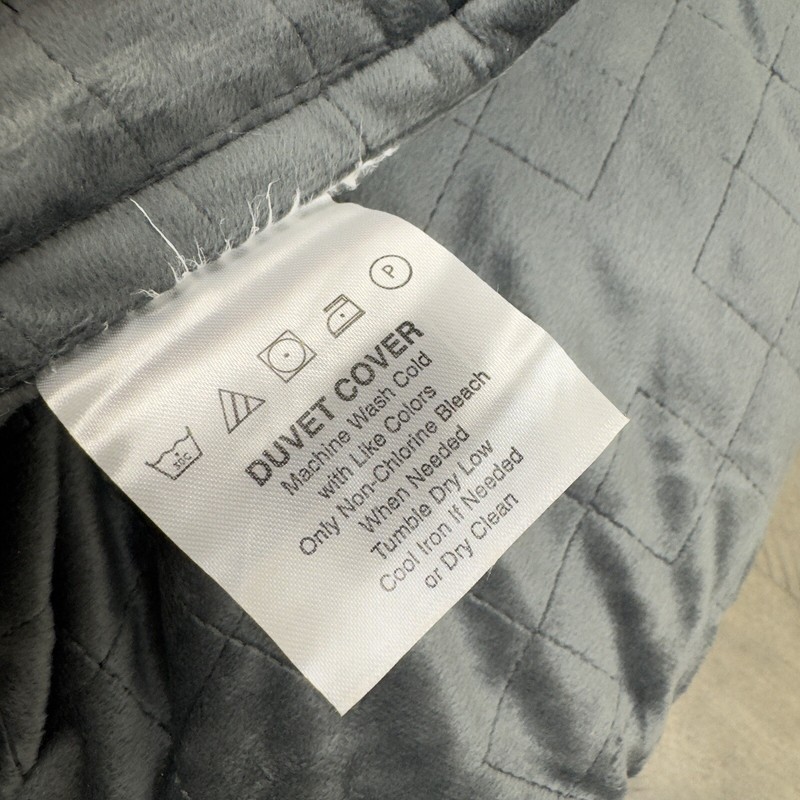 Pottery Barn Gravity Weighted Blanket & Duvet 20lbs Gray Single 48"w x 72"l gallery