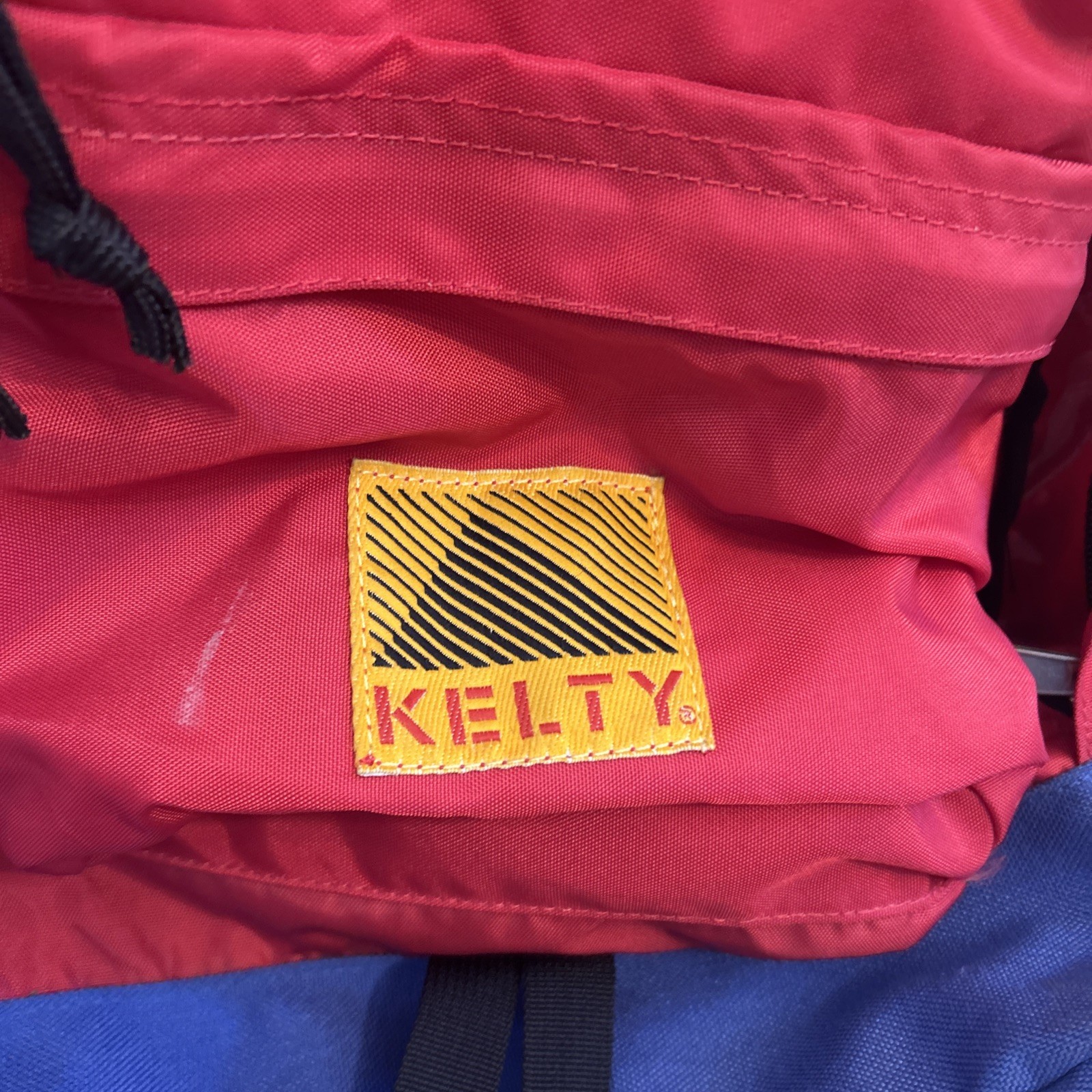 Vtg Kelty Redwing RG Internal Frame Soft Pack Backpack Red Blue Hiking Camping 3