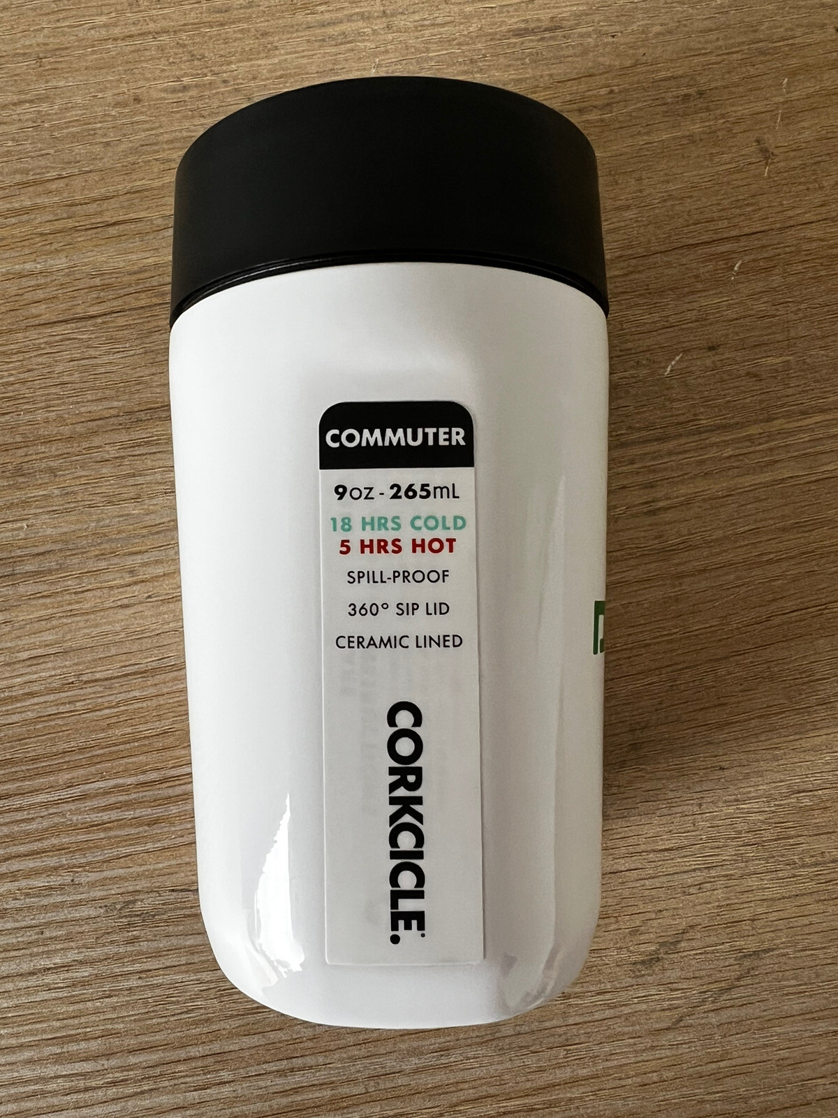 (2 Pack) Corkcicle Commuter Cup, 9 oz, Gloss White gallery