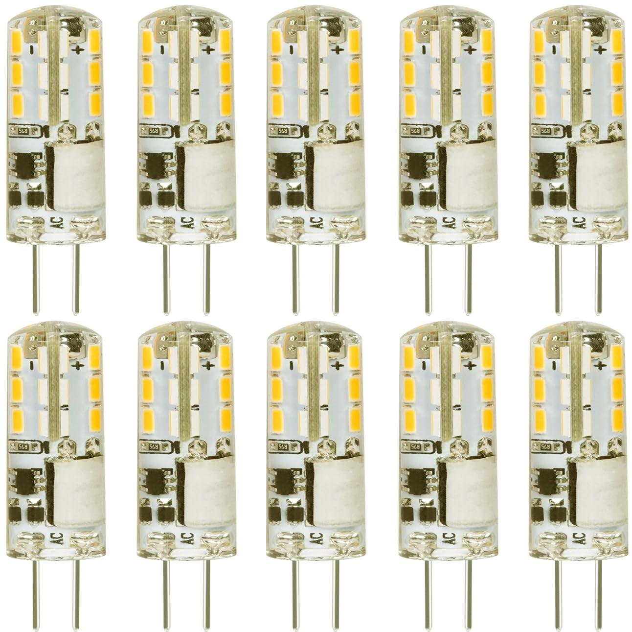 G4 LED Bulb 12V (AC/DC) 2W - Warm White 2700K Non-dimmable Bi Pin Base 10- gallery