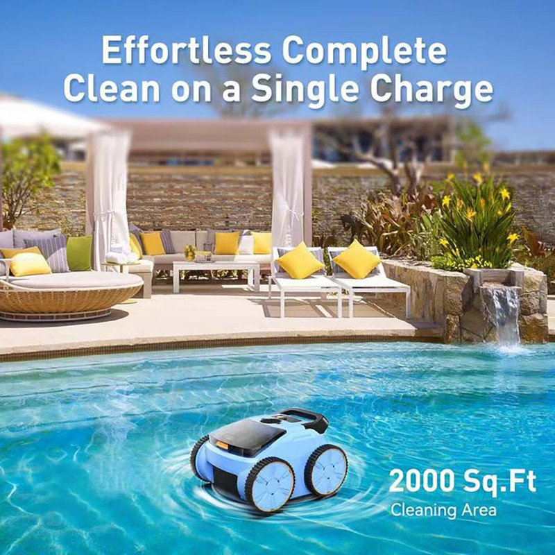 Seauto SAT 20 Robotic Pool Vacuum up to 180 Mins Run Time up to 2000 sq.ft gallery