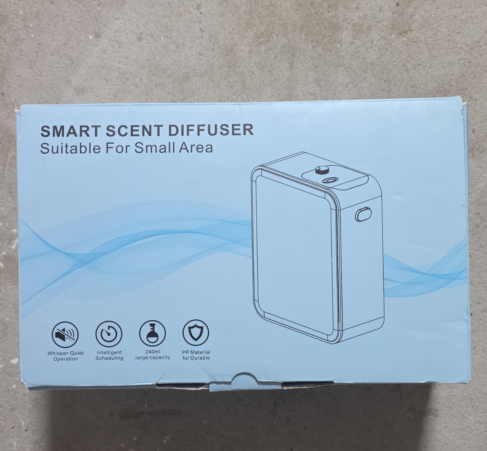 Smart Oil Diffuser 240ml Black Bluetooth Whisper-Quiet Scheduling RoHS gallery