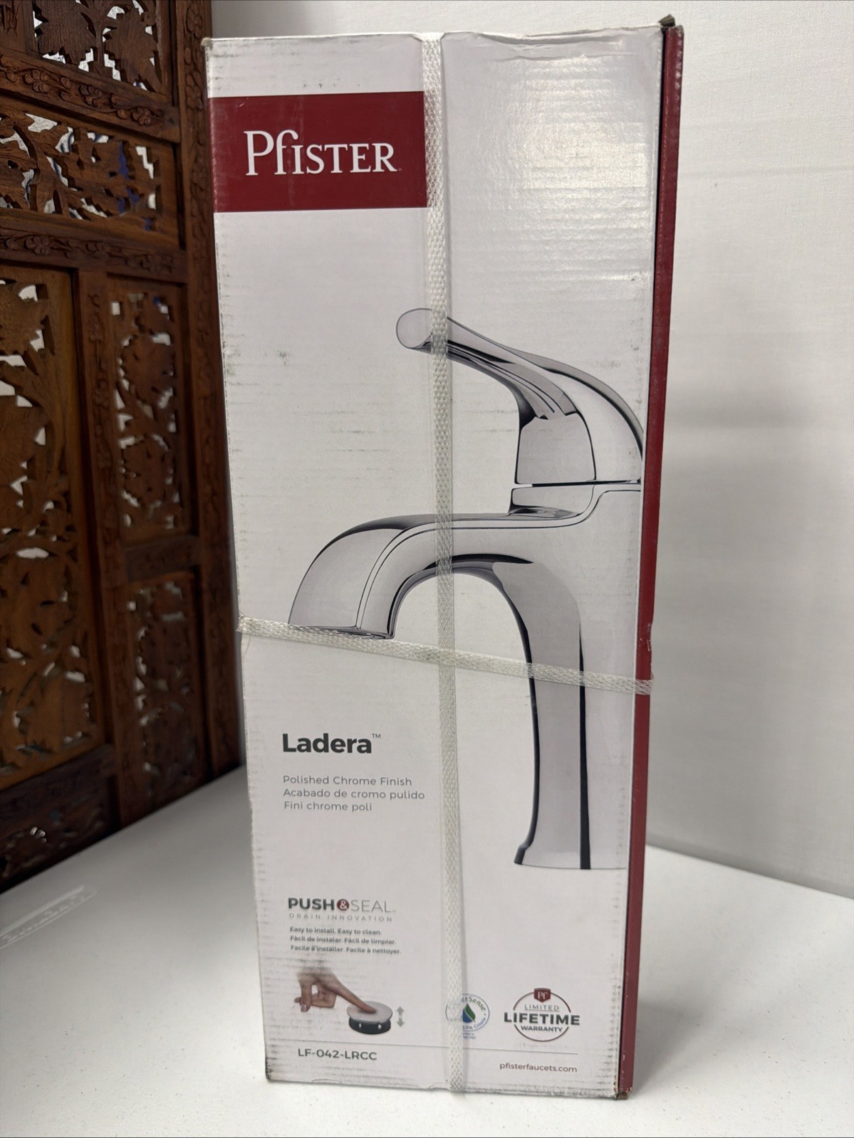 Pfister Ladera Single Hole Single-Handle Bathroom Faucet Polished Chrome gallery