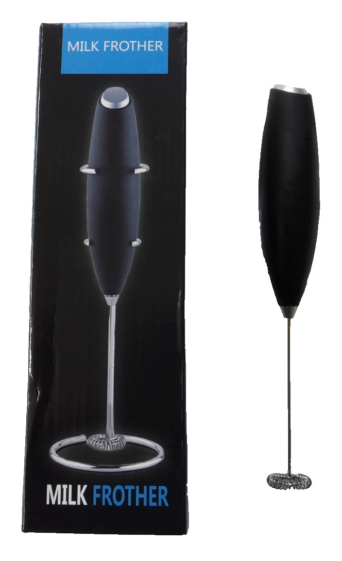RoHS Milk Frother with Stand - Black - Open Box gallery