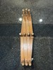 Vintage Wooden Expandable Hanging Rack 10 Peg Rustic Primitive Accordion Folding gallery
