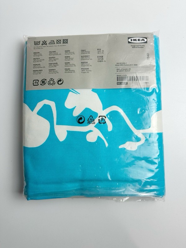 IKEA Nygards Maria Bengtsson Tablecloth Solig New In Package Size 57x94 Inches gallery