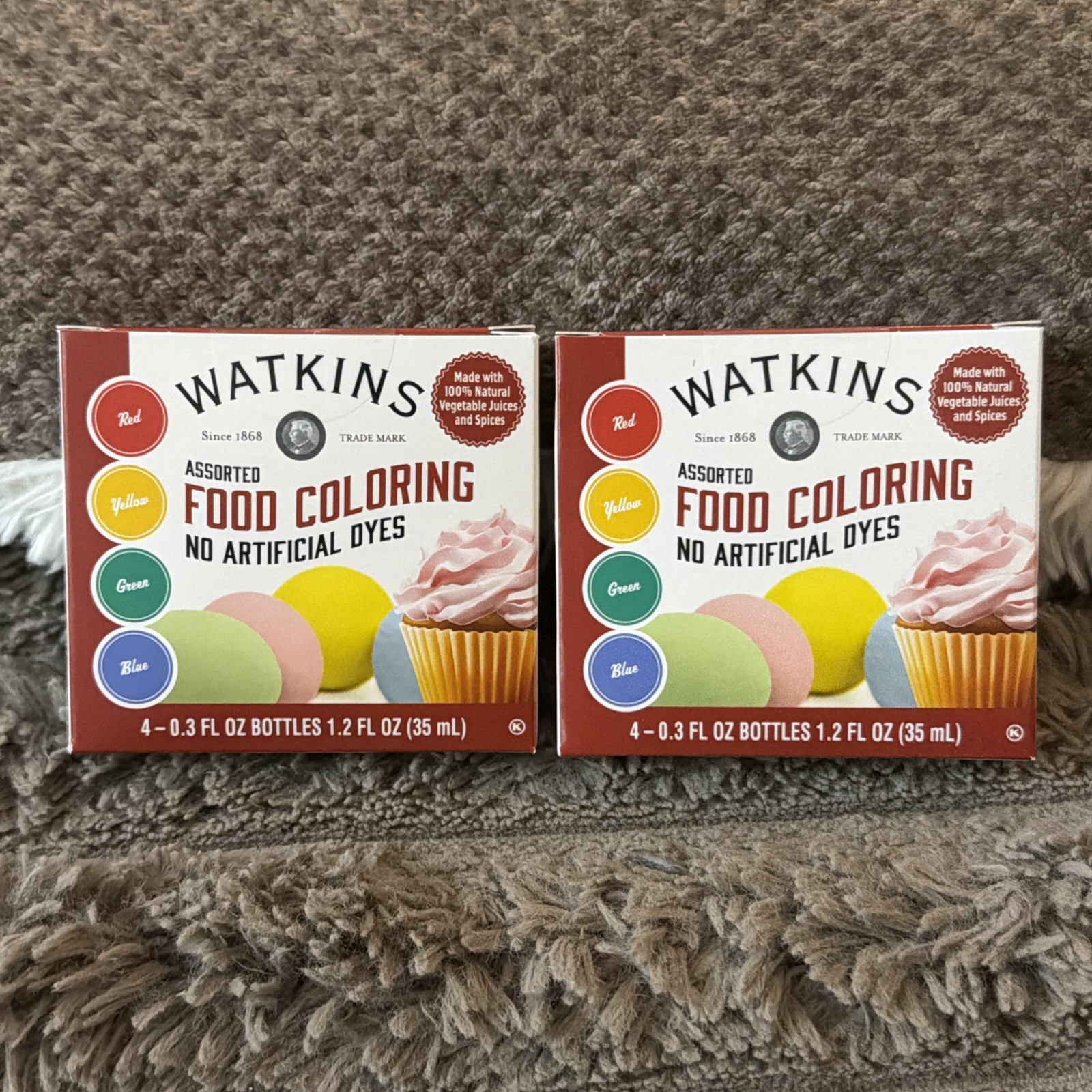 (2) Gluten Free Assorted Food Coloring Liquid 4 Bottles Total 1.2 Fluid Ounces gallery