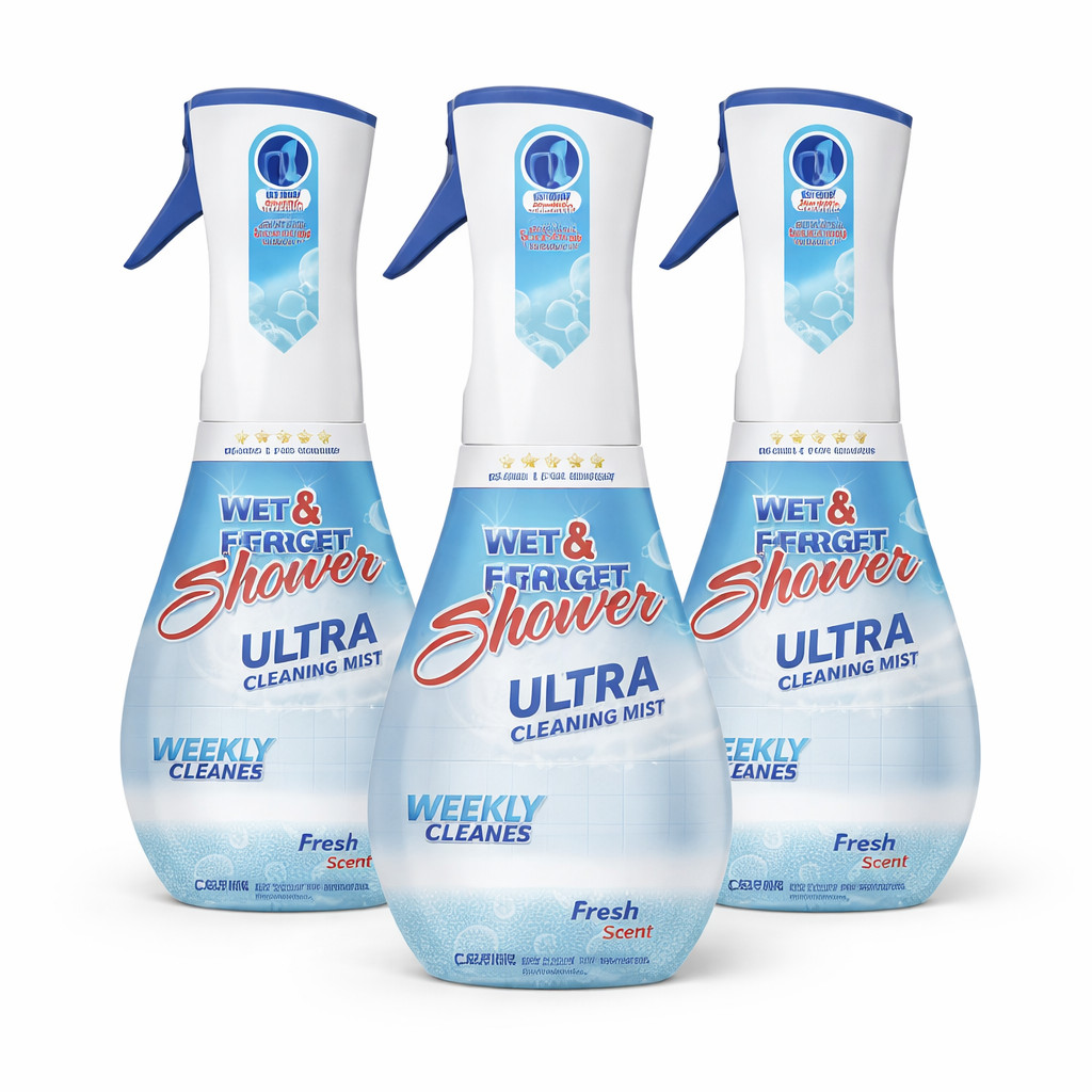3 Pack Wet & Forget Shower Ultra Cleaning Mist Fresh Scent 16.9oz Weekly Cleaner gallery
