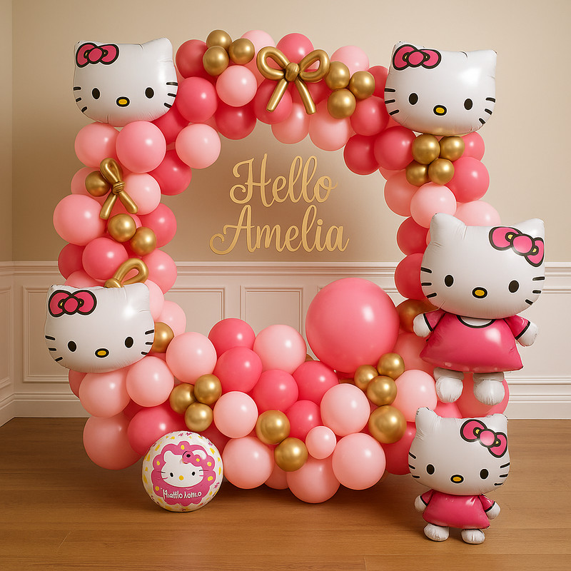 Giant Hello Kitty Foil Balloon: 45" Kawaii Party Decor gallery