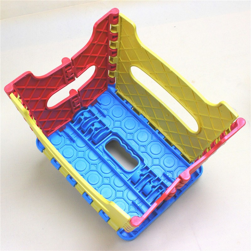 US 2-4 Pack Collapsible Folding Stool Anti-Slip Lightweight Kitchen Foot Step 7" gallery