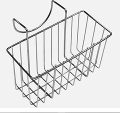 Sponge Holder Kitchen Stainless Steel Caddy Organizer Dish Draining Sink Basket