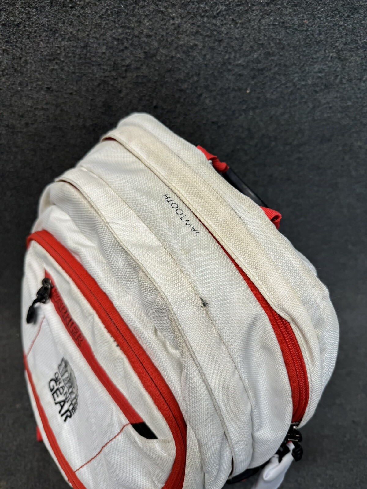 Granite Gear Barrier Backpack White Gray Red 3