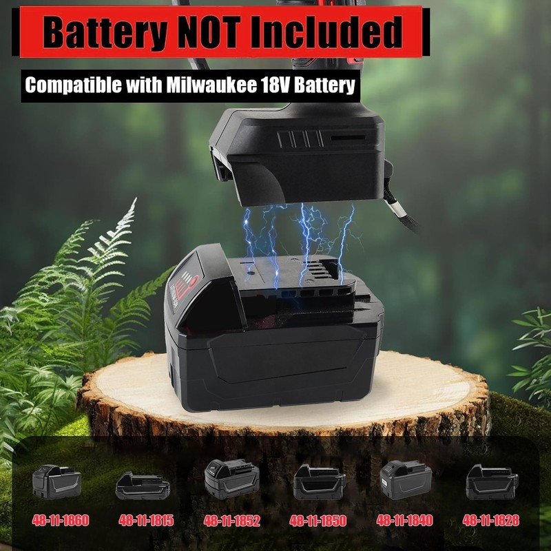 Mini Chainsaw for Milwaukee M18 Battery,8 inch Cordless Pruning Chainsaw Tools gallery