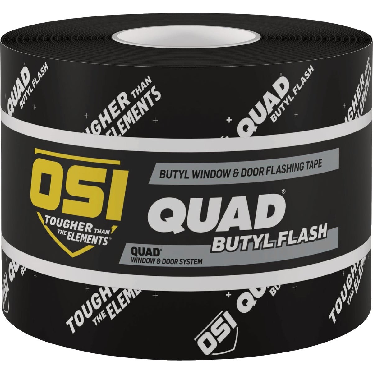 OSI QUAD 4 In. x 75 Ft. Butyl Flash Self-Adhering Flexible Flashing Tape, Black gallery