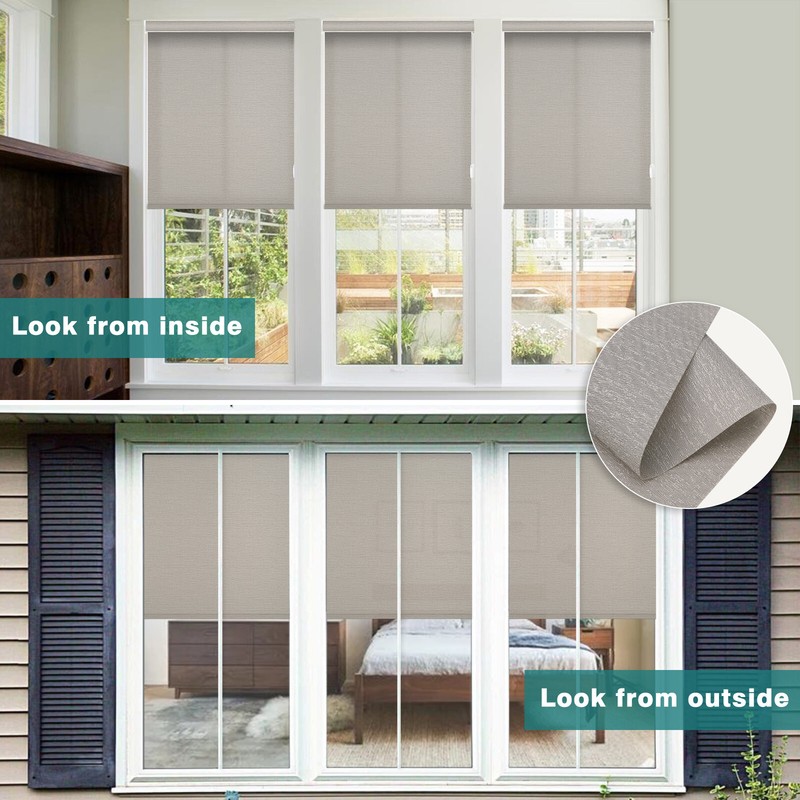 Changshade CUSTOM Light Filtering Corded Window Blind Roller Shade-Free Shipping gallery