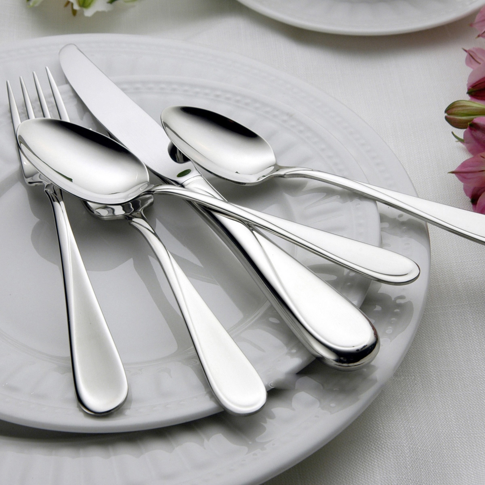 Oneida Flatware Flight, Teaspoons, Stainless Steel, Set of 6 gallery