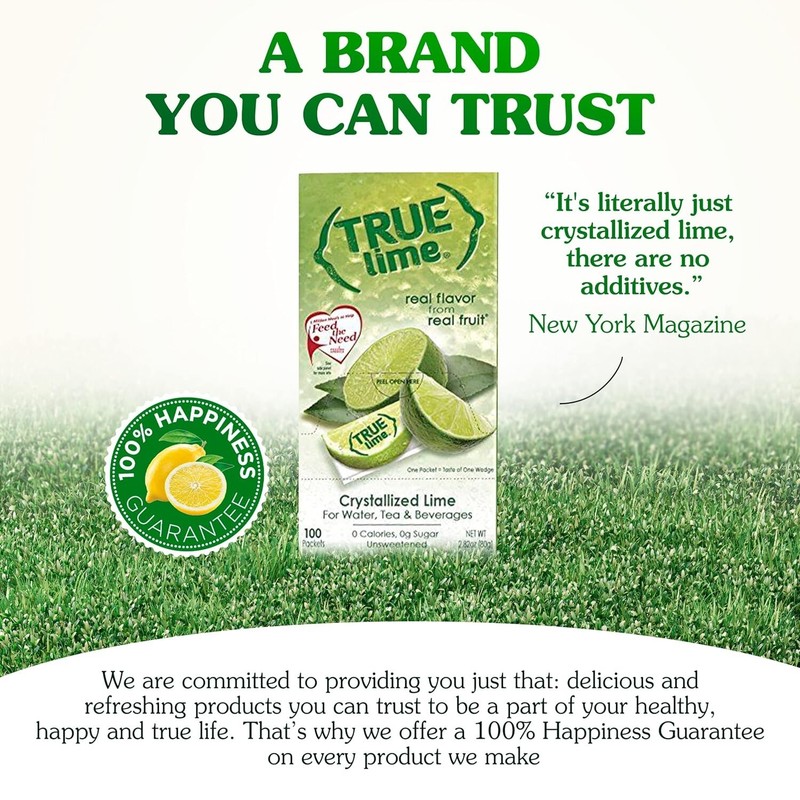TRUE LIME Water Enhancer Bulk Dispenser Pack 100 Packets | Zero Calorie gallery