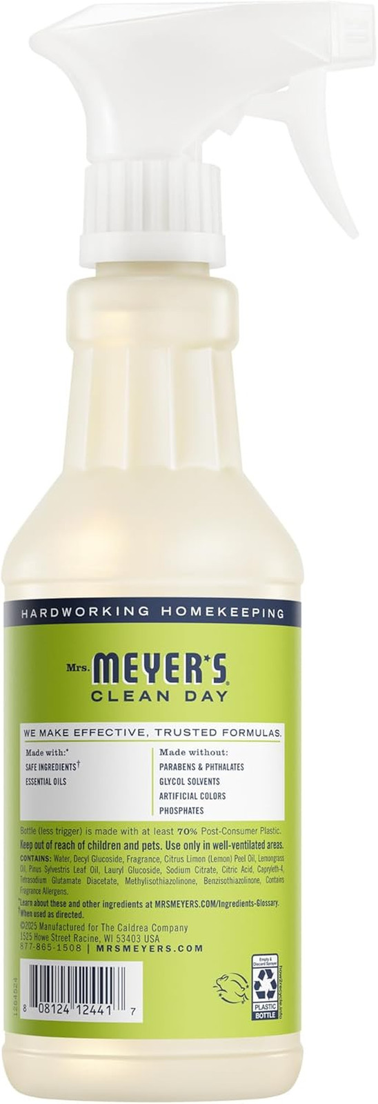 MRS. MEYER'S CLEAN DAY All-Purpose Cleaner Spray, Cruelty Free Formula, Lemon Ve gallery