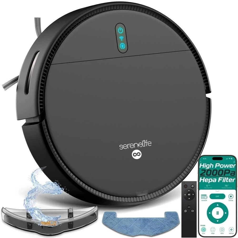 Pure Clean Smart Vacuum Cleaner - Automatic Robot Cleaning Vacuum w/ App sh gallery