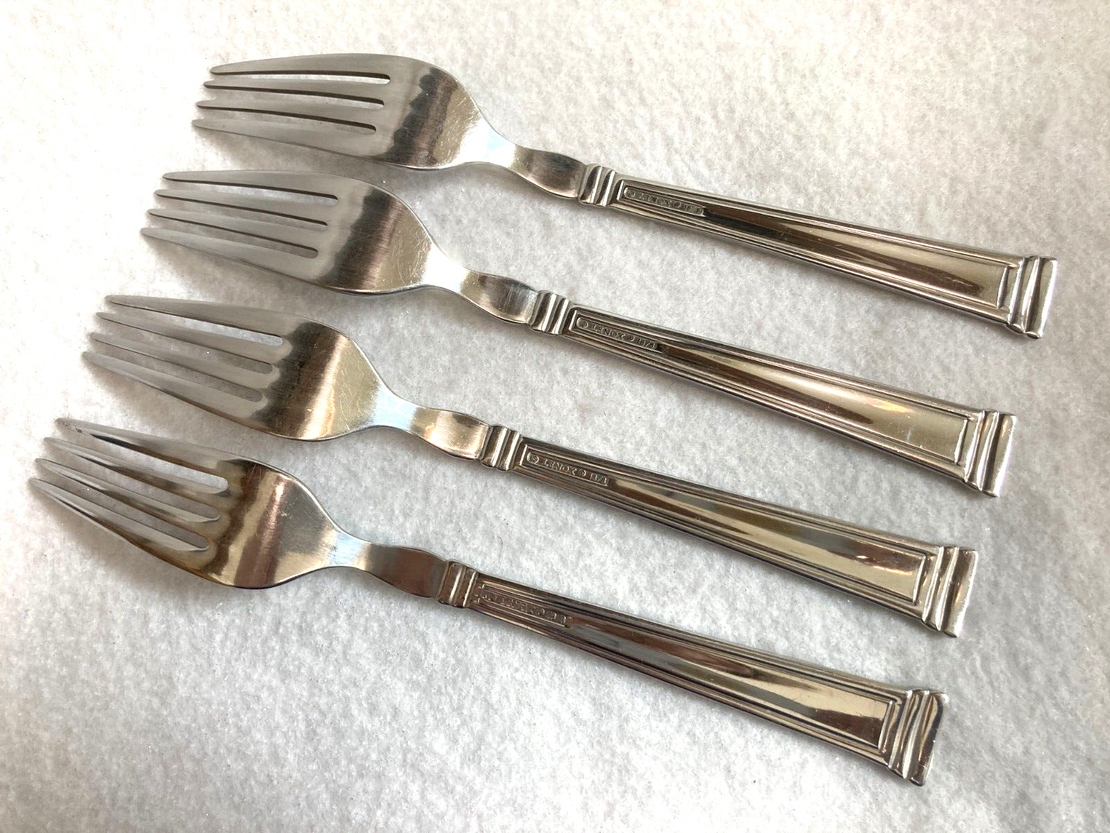 4 Lenox Stainless ESQUIRE Dinner Forks gallery