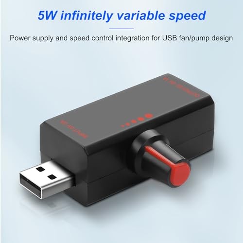 USB Fan Governor - Stepless Speed Control Regulator 5V 2A Type C Fan Air gallery
