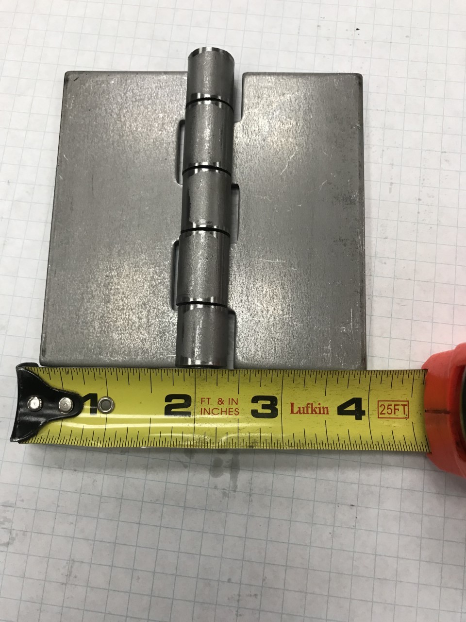 Heavy Duty Weldable Pair 4" x 4" Gate Hinges-Steel Butt Hinge /Hvy Gates Doors 4 gallery
