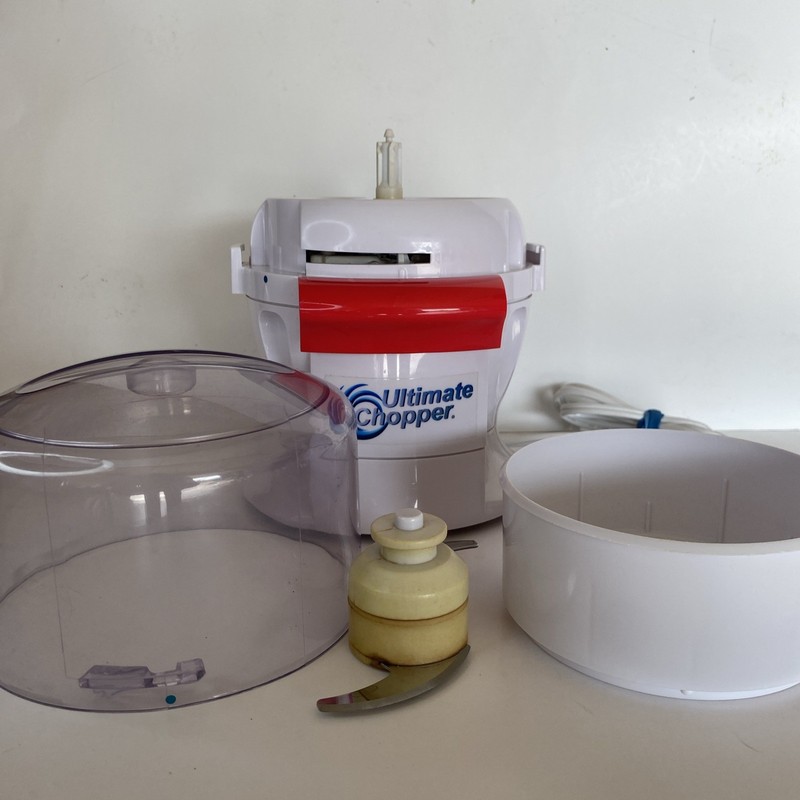 Ultimate Chopper CH-1 Food Processor 500 Watts 750 Megapower RARE RED Tested gallery