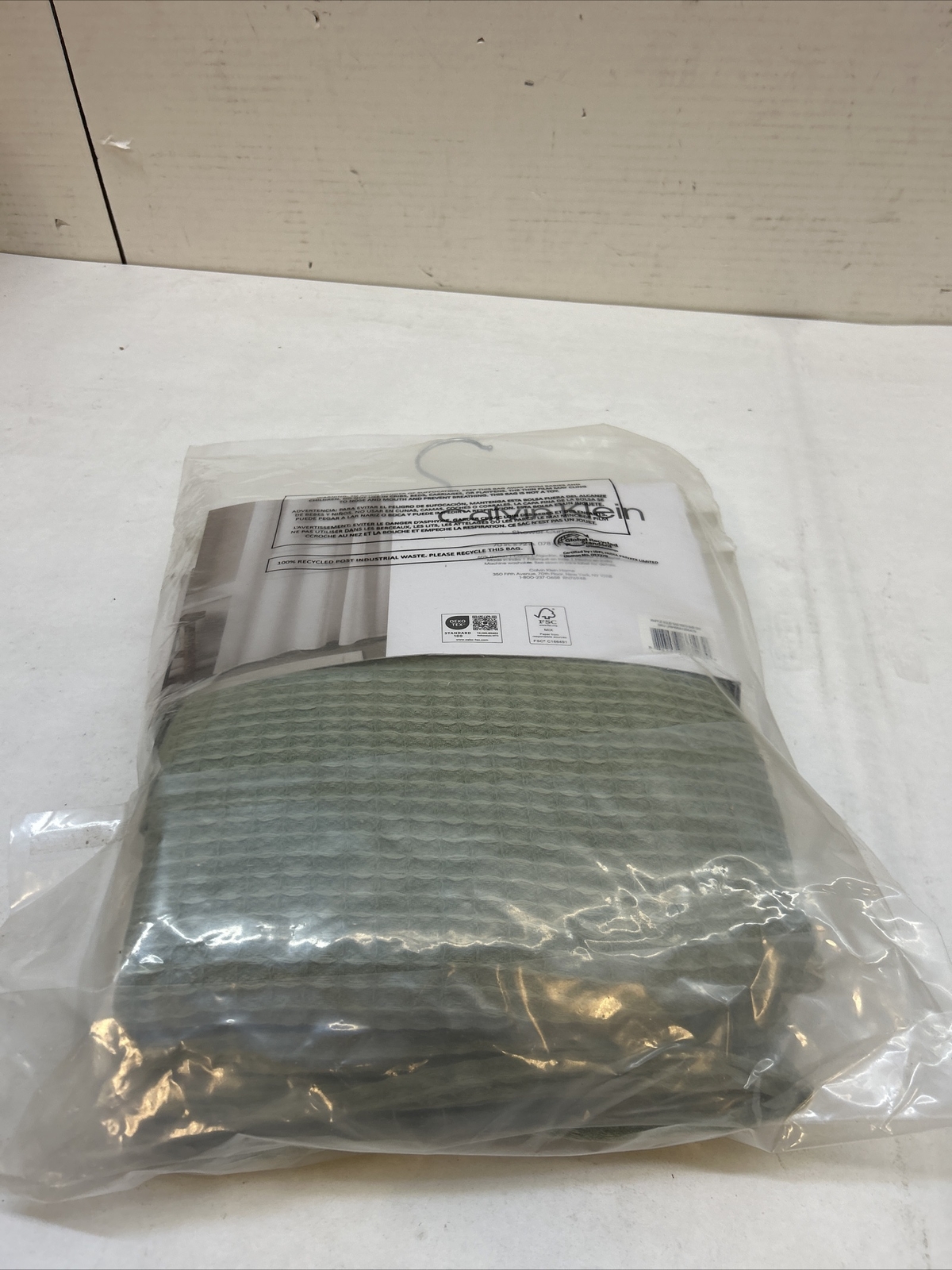Calvin Klein Fabric Shower Curtain Luxury Cotton Blend Bathroom Decor 70x72 Inch gallery