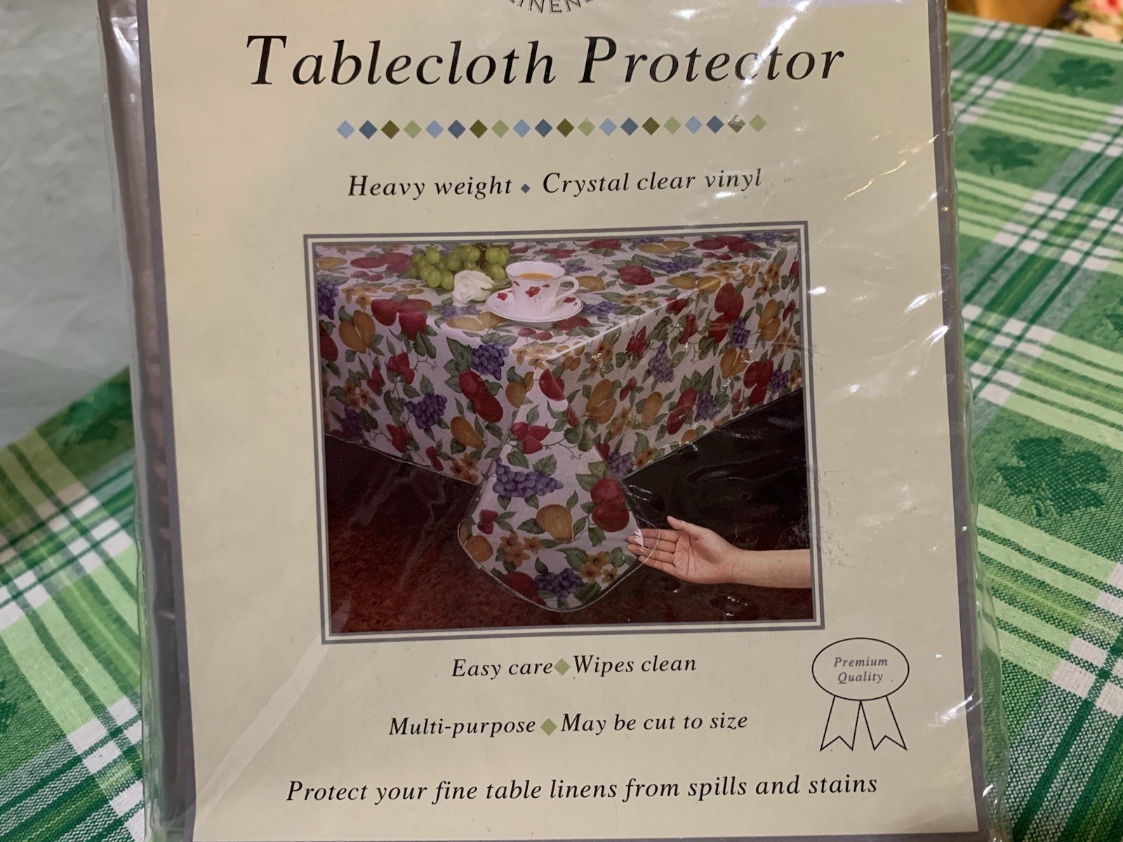 ❤️Clear Plastic Vinyl Dining Table Cover Protector Tablecloth 60 X 90 Inches gallery