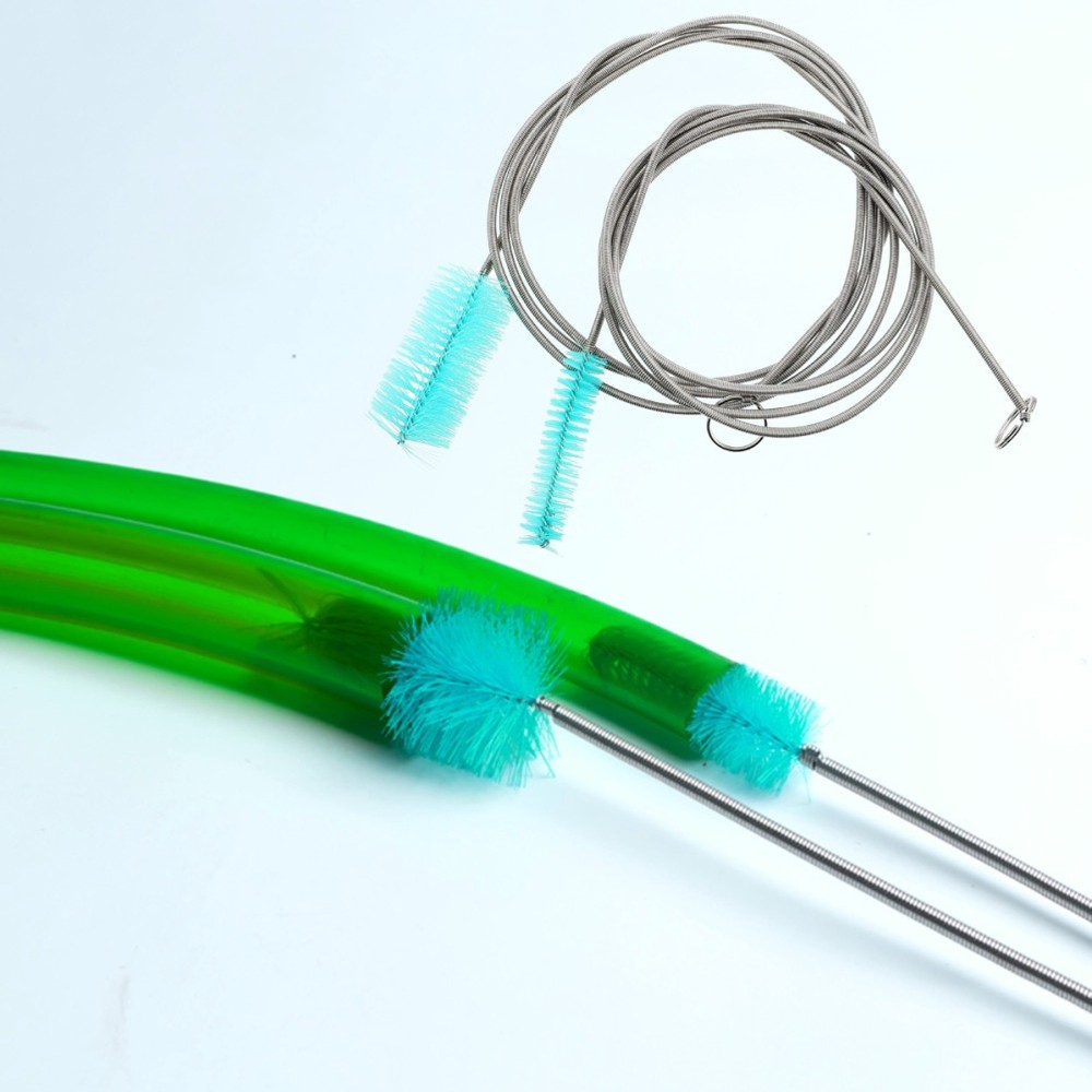 1 Set /2pcs Cleaning Brush Water Pipe Brush Fish Tank Inlet Outlet