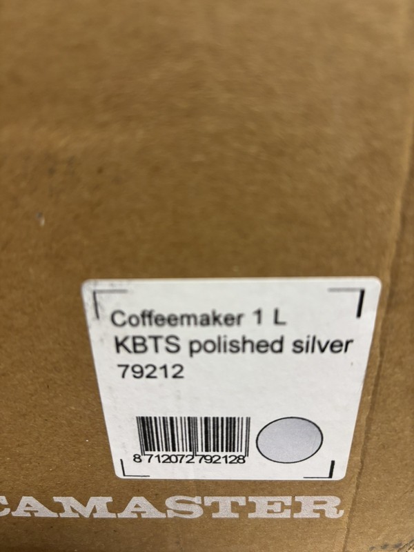 Technivorm Moccamaster KBTS 79212 Coffee Brewer, 32 oz, Polished Silver gallery