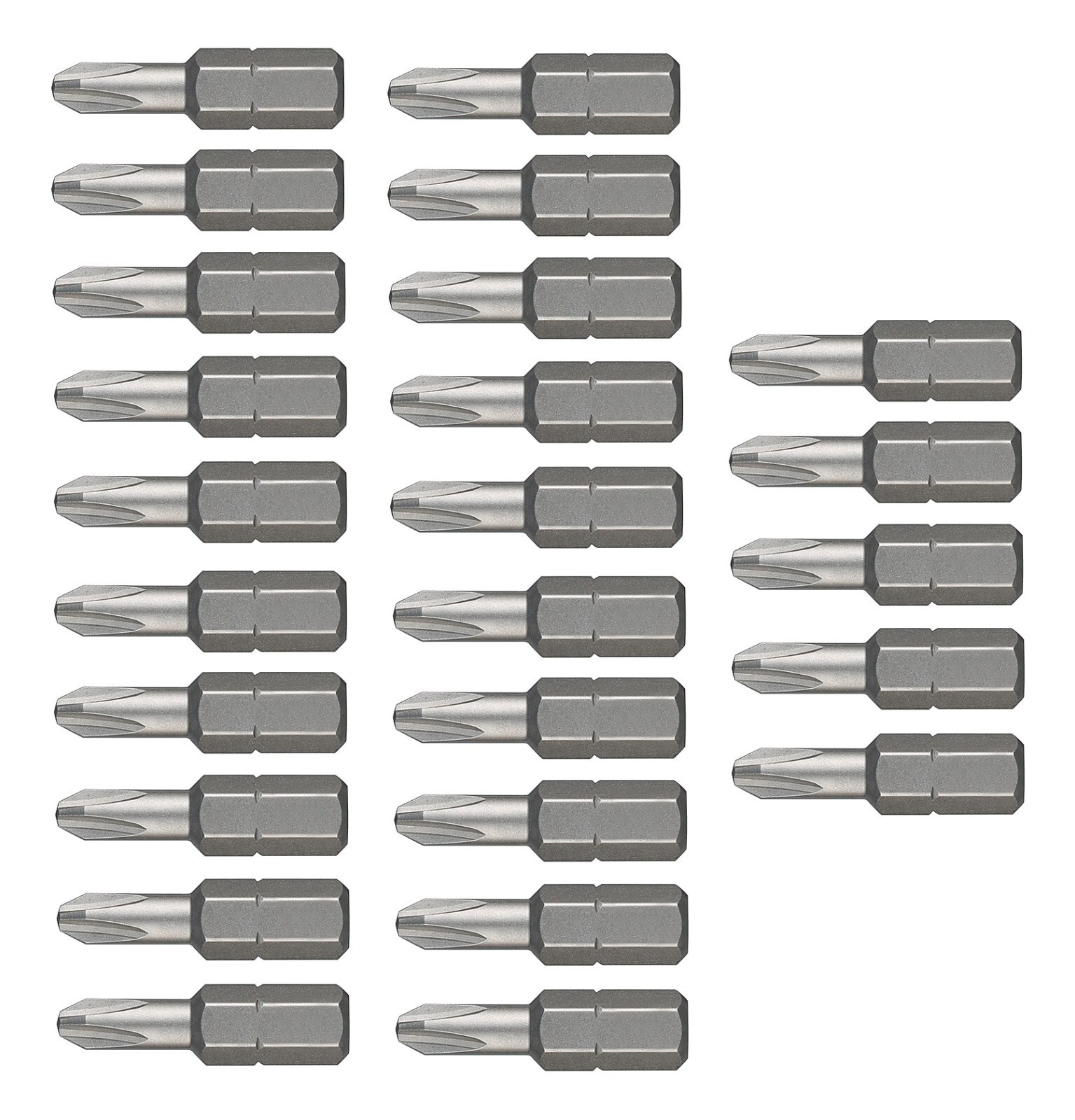 Vessel 25pc DRYWALLER Insert Impact Bits Phillips PH2 1/4" Hex Made in Japan gallery