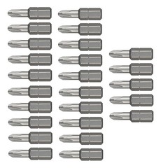 Vessel 25pc DRYWALLER Insert Impact Bits Phillips PH2 1/4″ Hex Made in Japan