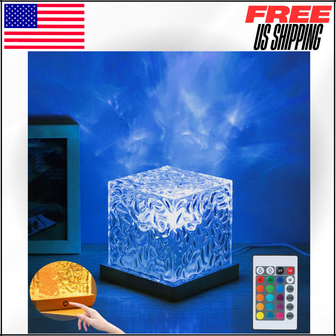 Aurora Ocean Wave Lights Projector Corded 16 Colors with Dynamic Ripple Effect gallery