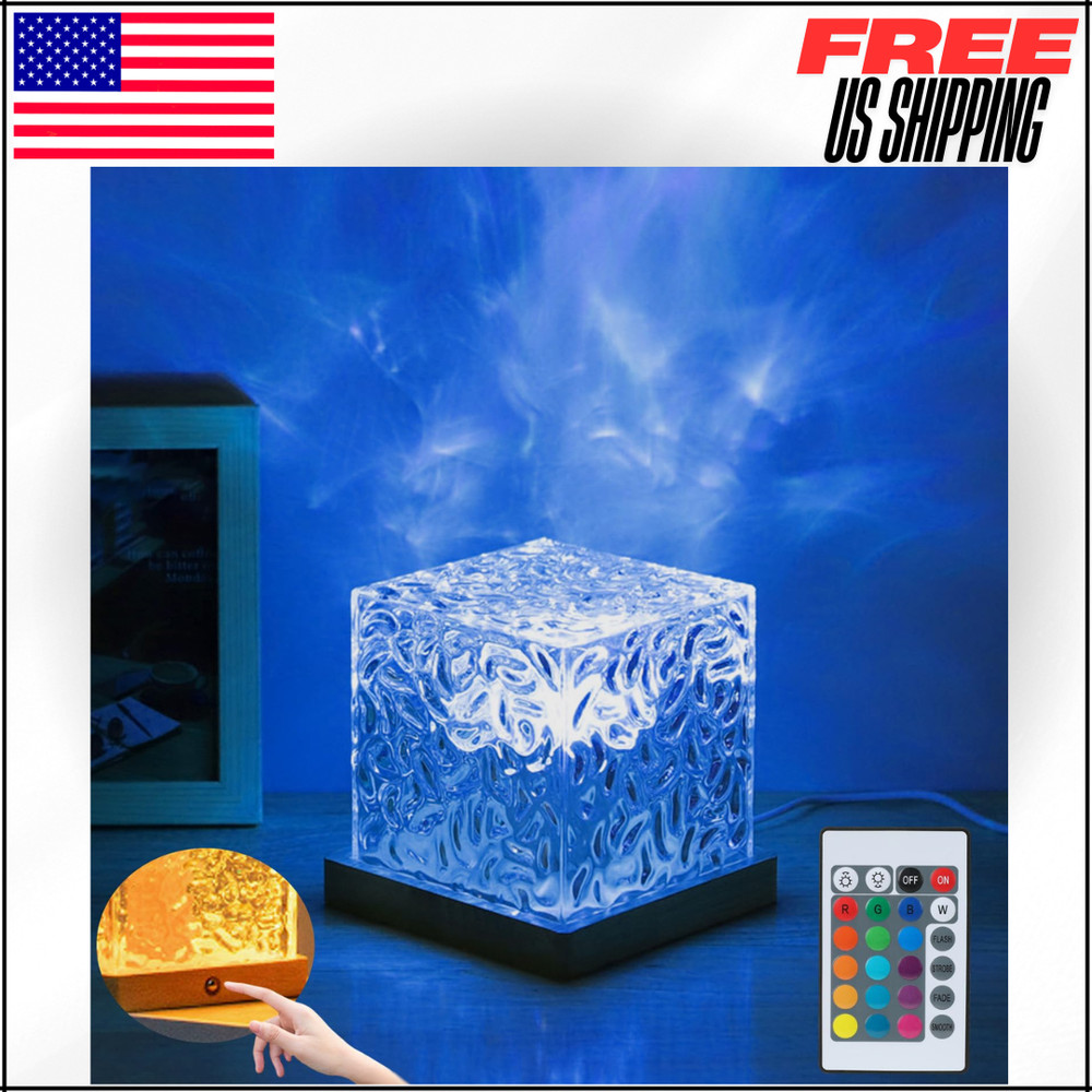 Aurora Ocean Wave Lights Projector Corded 16 Colors with Dynamic Ripple Effect