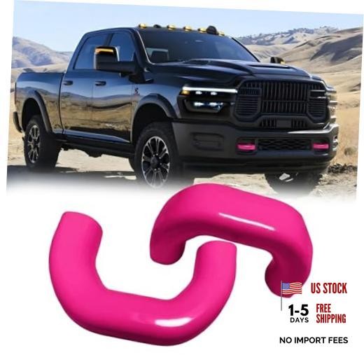 Tow Hook Covers Compatible with 2019 2020 2021 2022 2023 2024 2025 Deep Pink