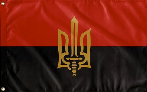 3X5 UKRAINE RESISTANCE TRIDENT ENSIGN TACTICAL MILITARY FLAG BANNER GROMMETS gallery