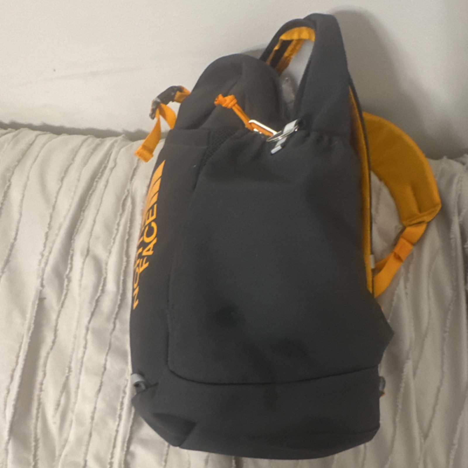 The North Face Black/Orange Mini Recon Backpack 3