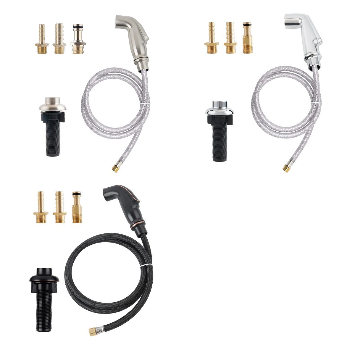 Kitchen Sink Side Sprayer with Quick Side Connector Fit with Moen Faucet Sprayer gallery